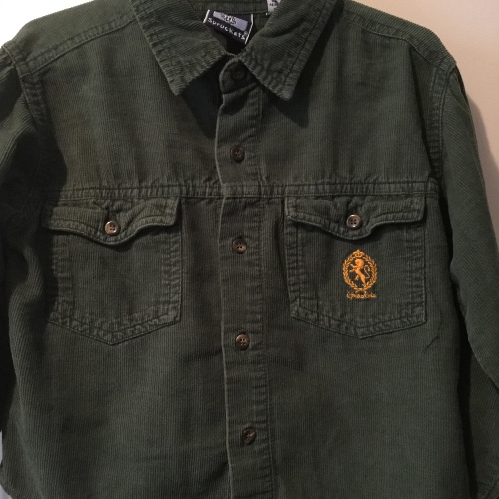 🦖 Sprockets 🦖 button down corduroy shirt FP